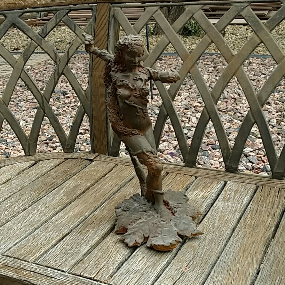 12x15 polymer & iron statue by STEVE BARKUS